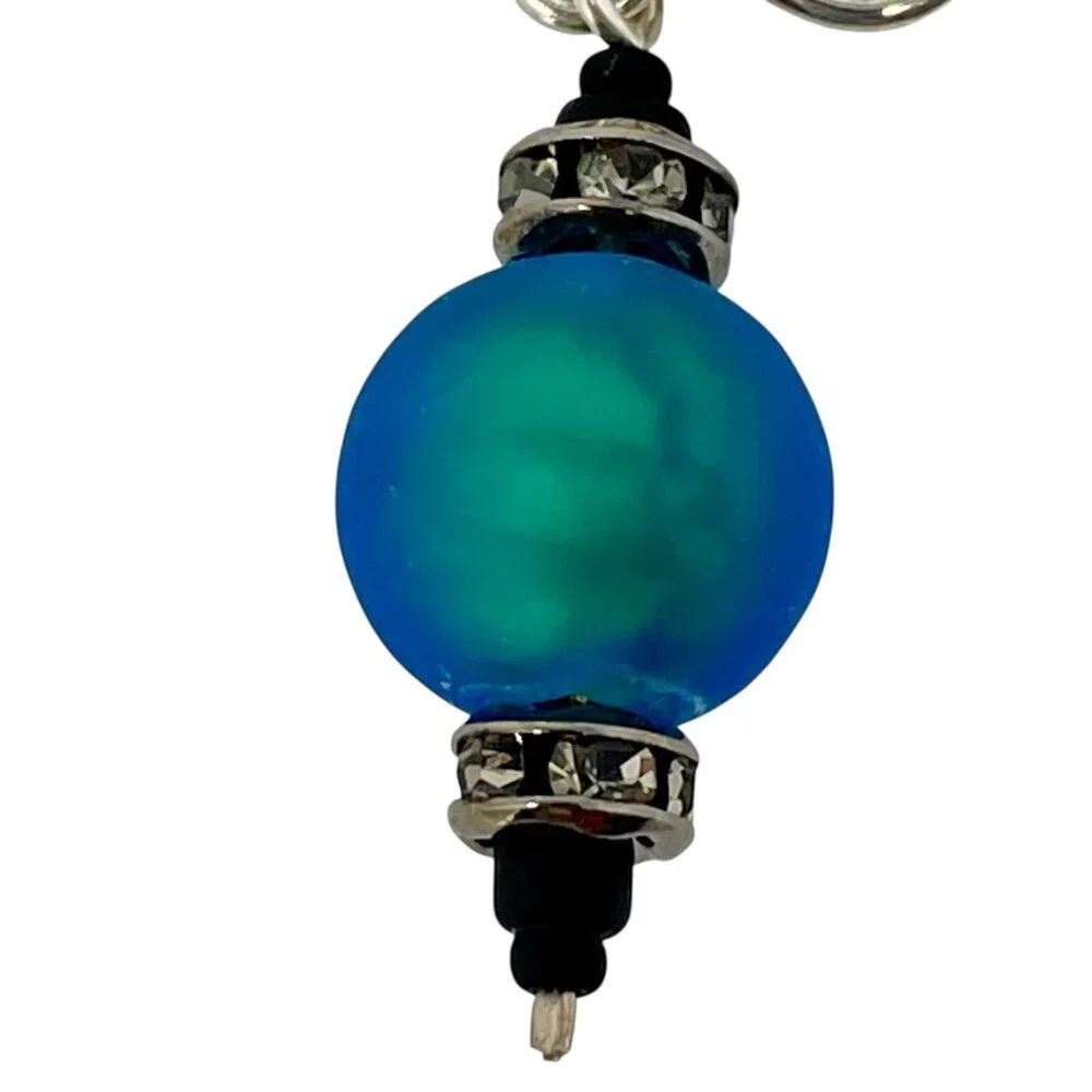 Sterling Silver Venetian Glass & Swarovski Crystal Earrings | Artisan Studio